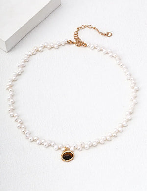 Tiger's Eye Pearl Jewelry Collection Glim Wink