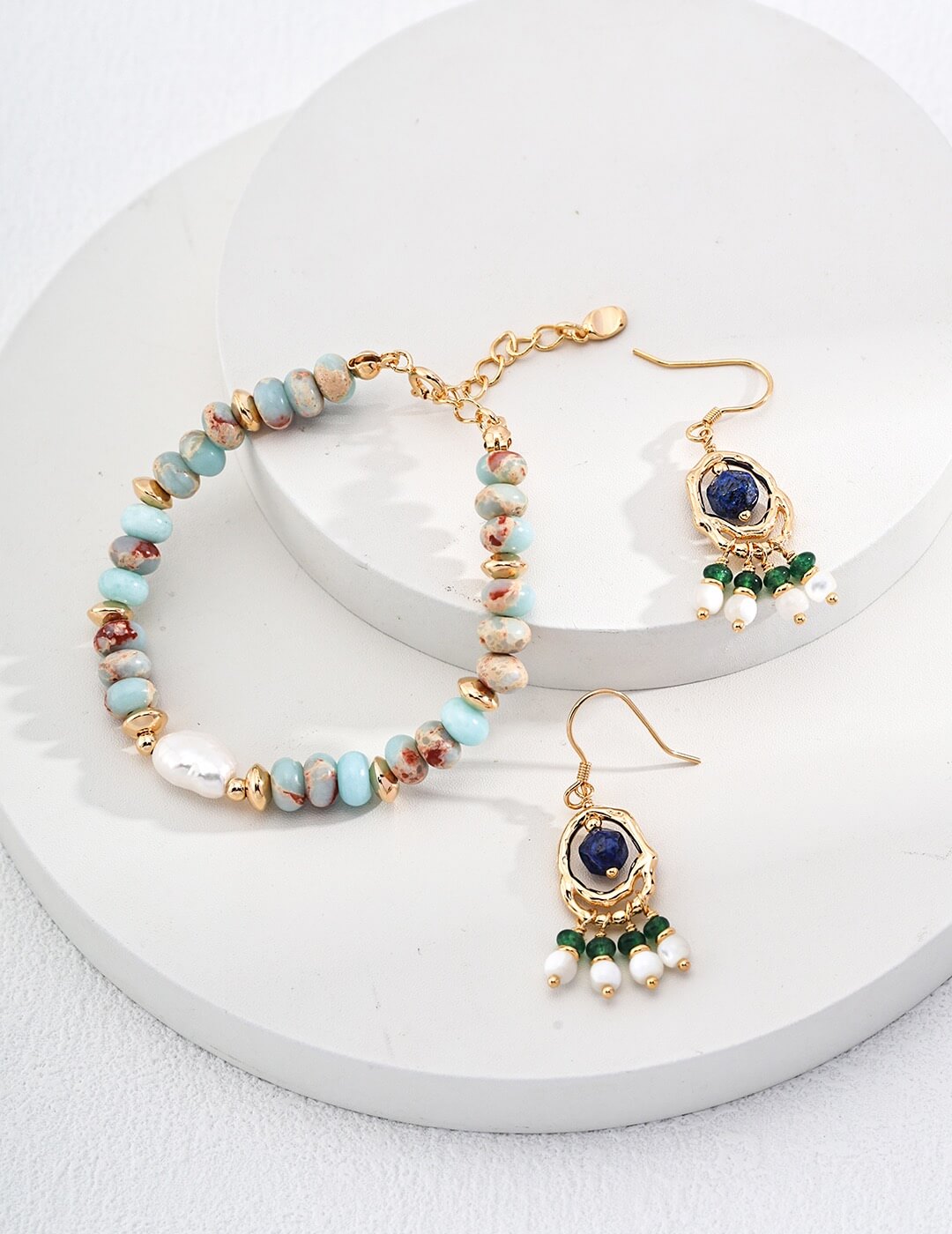 Colored Jewelry Layering for Work: How to Mix Hues Without Looking Overdone