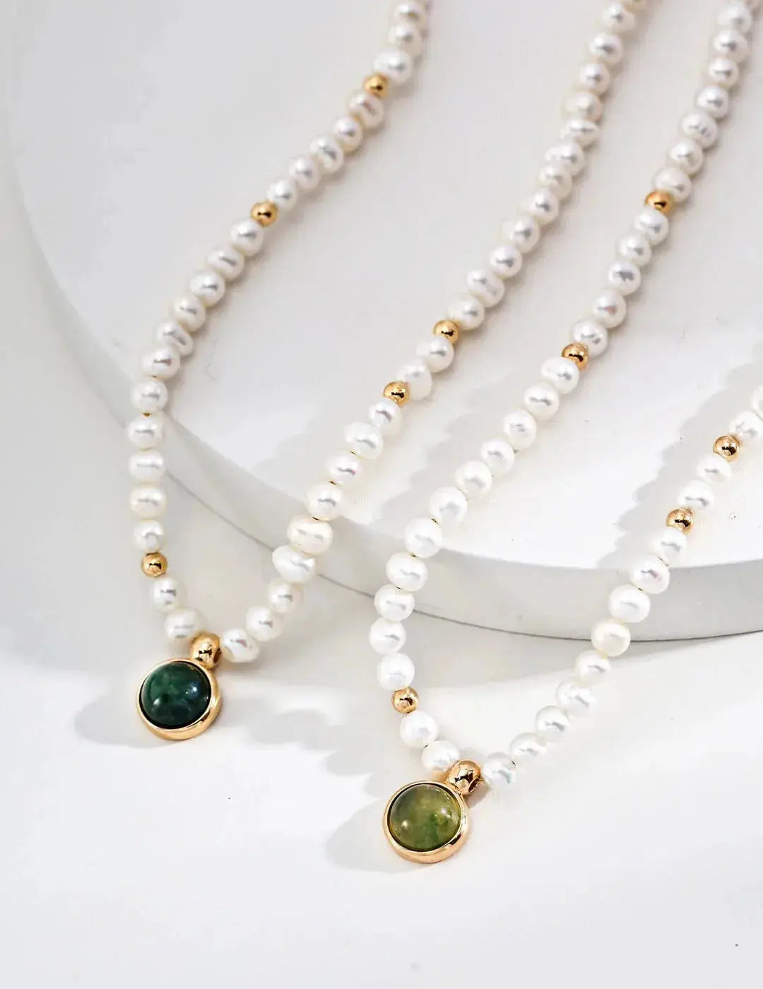 Cultured Pearl & Shell Layered Necklace: Coastal-Chic Professional Style Glim Wink