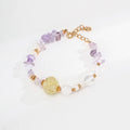 Citrine Amethyst Clear Quartz Bracelet Glim Wink