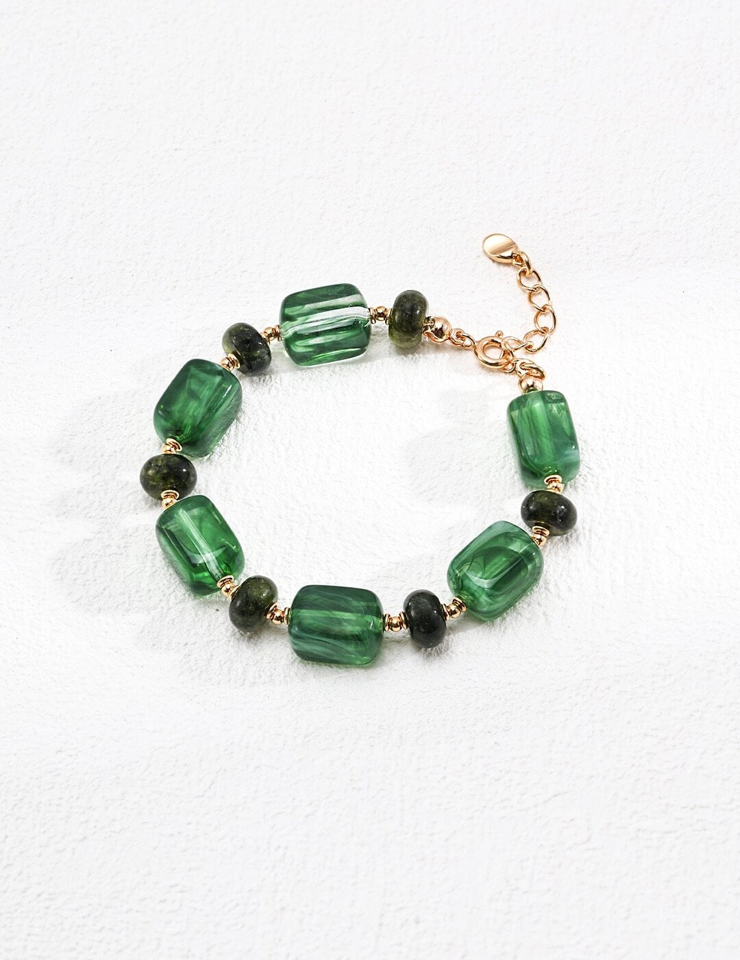 Vintage Resin Stone Bracelet Glim Wink