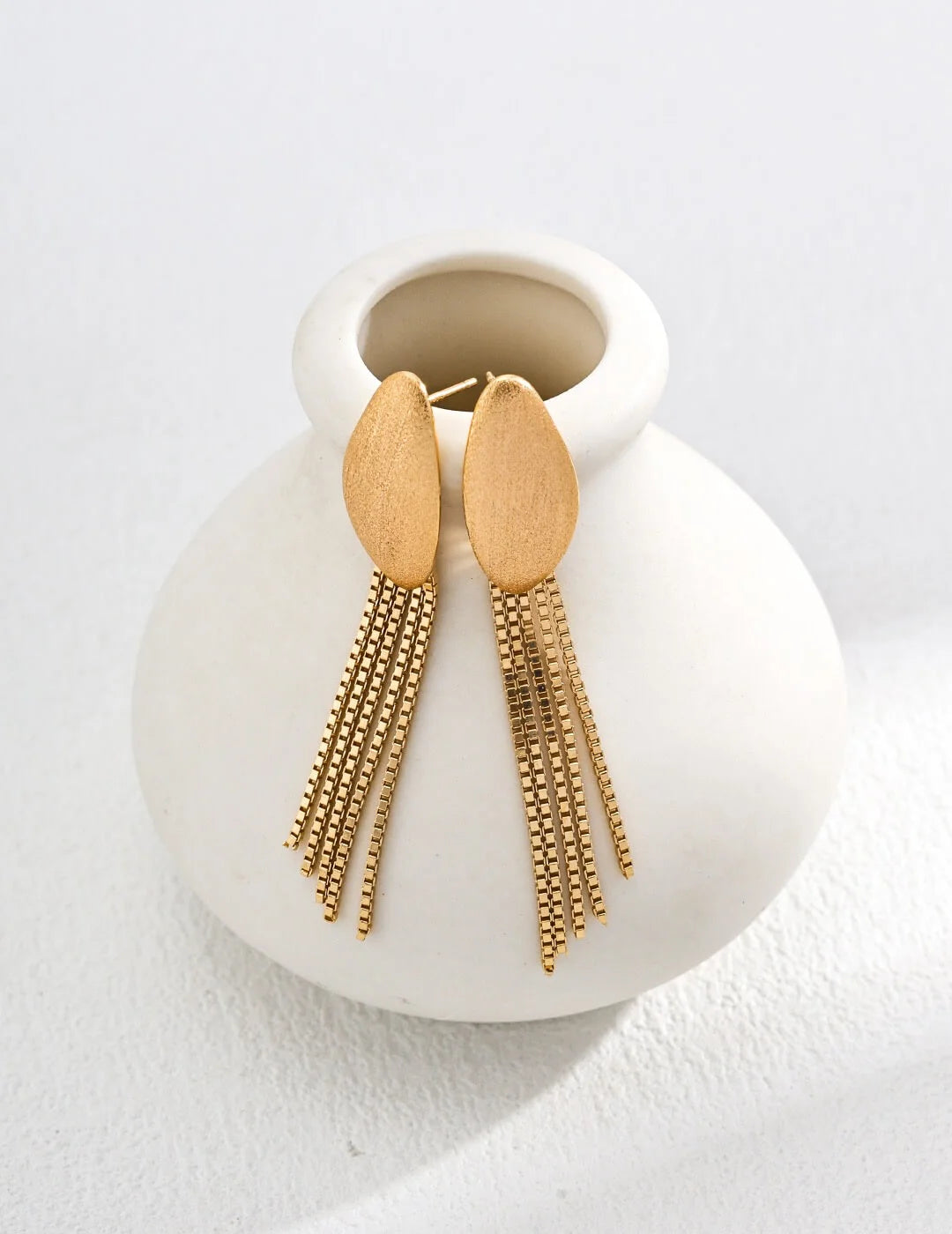 Vintage Sterling Silver Tassel Earrings