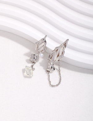 AB Style Asymmetric Butterfly Earrings Glim Wink