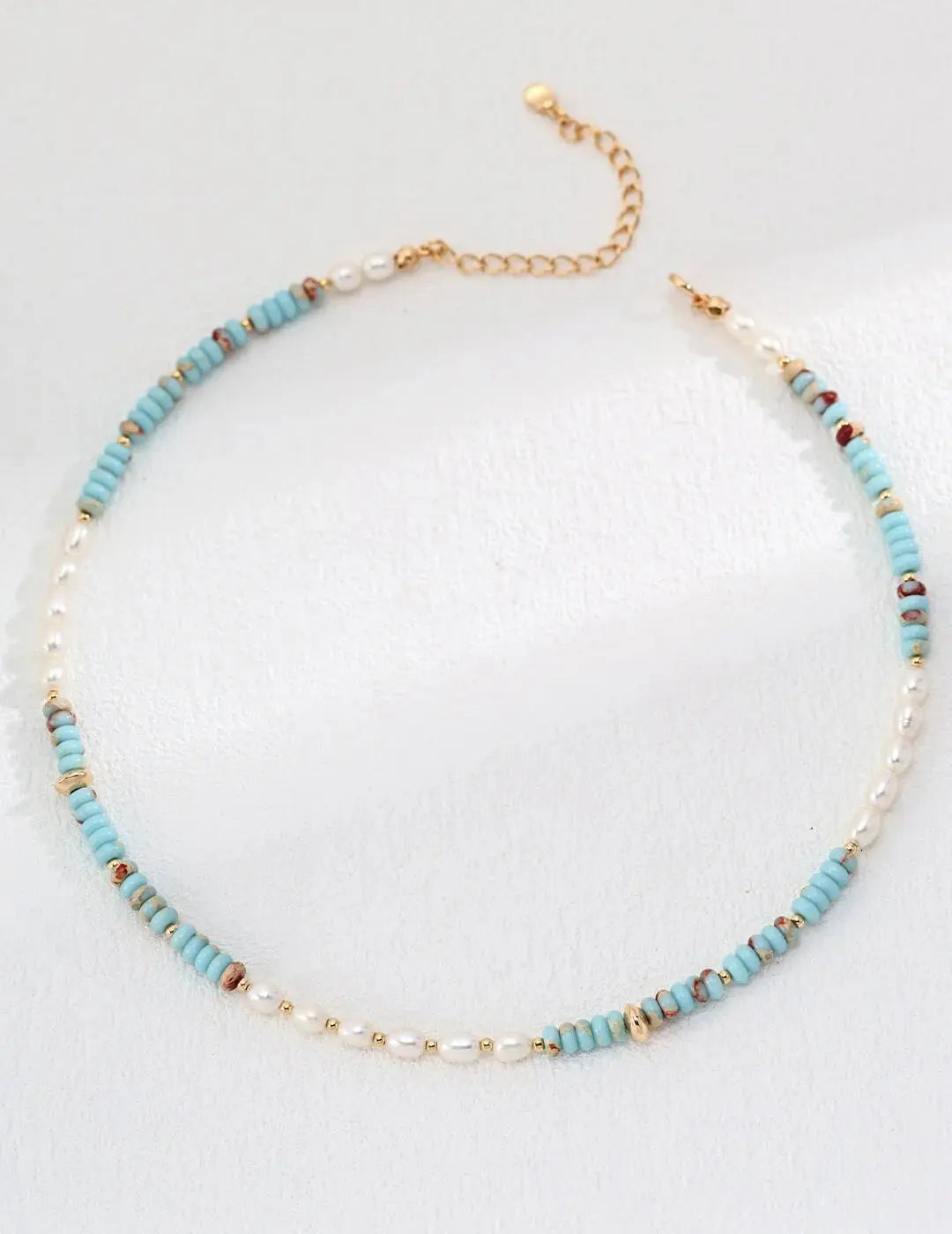 Pearl Shoushan Stone Necklace Glim Wink