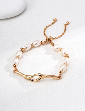 Pearl Lava Pearl Bracelet Glim Wink