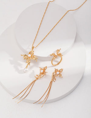 Butterfly Open Ring Glim Wink