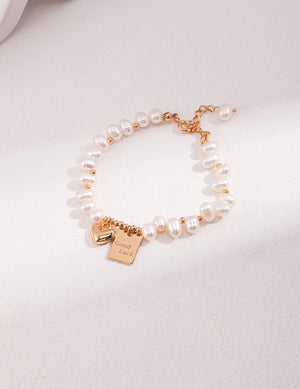 Lucky Charm Pearl Bracelet Glim Wink