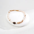 Tiger's Eye Pearl Bracelet Glim Wink