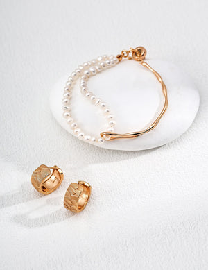 Half-Wrap Pearl Bracelet Glim Wink