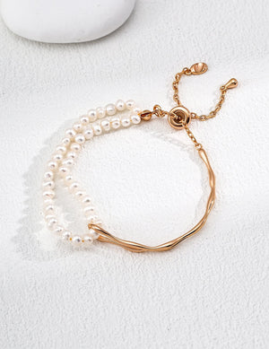 Half-Wrap Pearl Bracelet Glim Wink