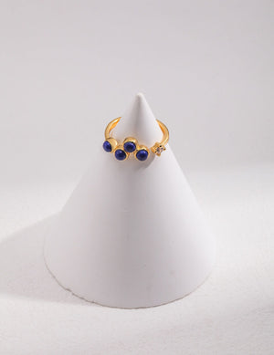 Natural Lapis Lazuli Ring Glim Wink