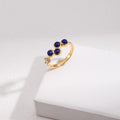 Natural Lapis Lazuli Ring Glim Wink