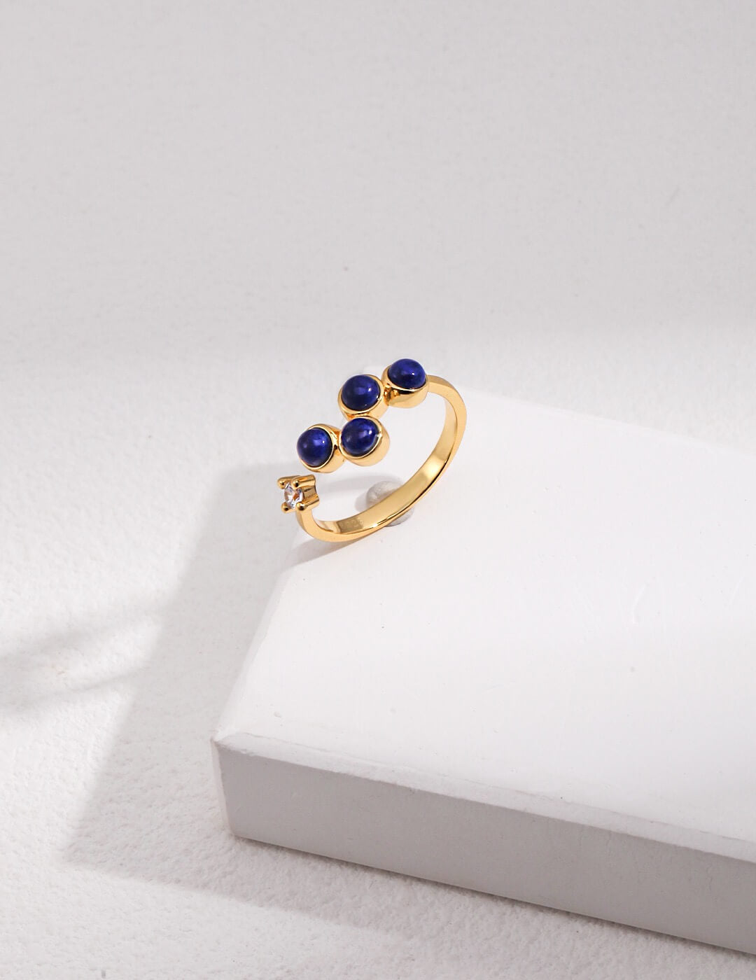 Natural Lapis Lazuli Ring Glim Wink