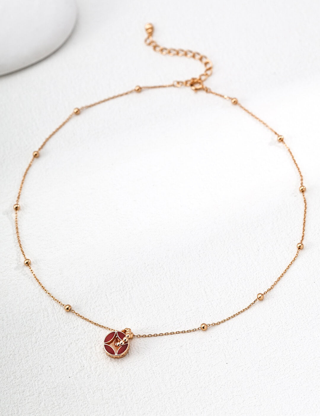 Classic Copper Coin Necklace Glim Wink