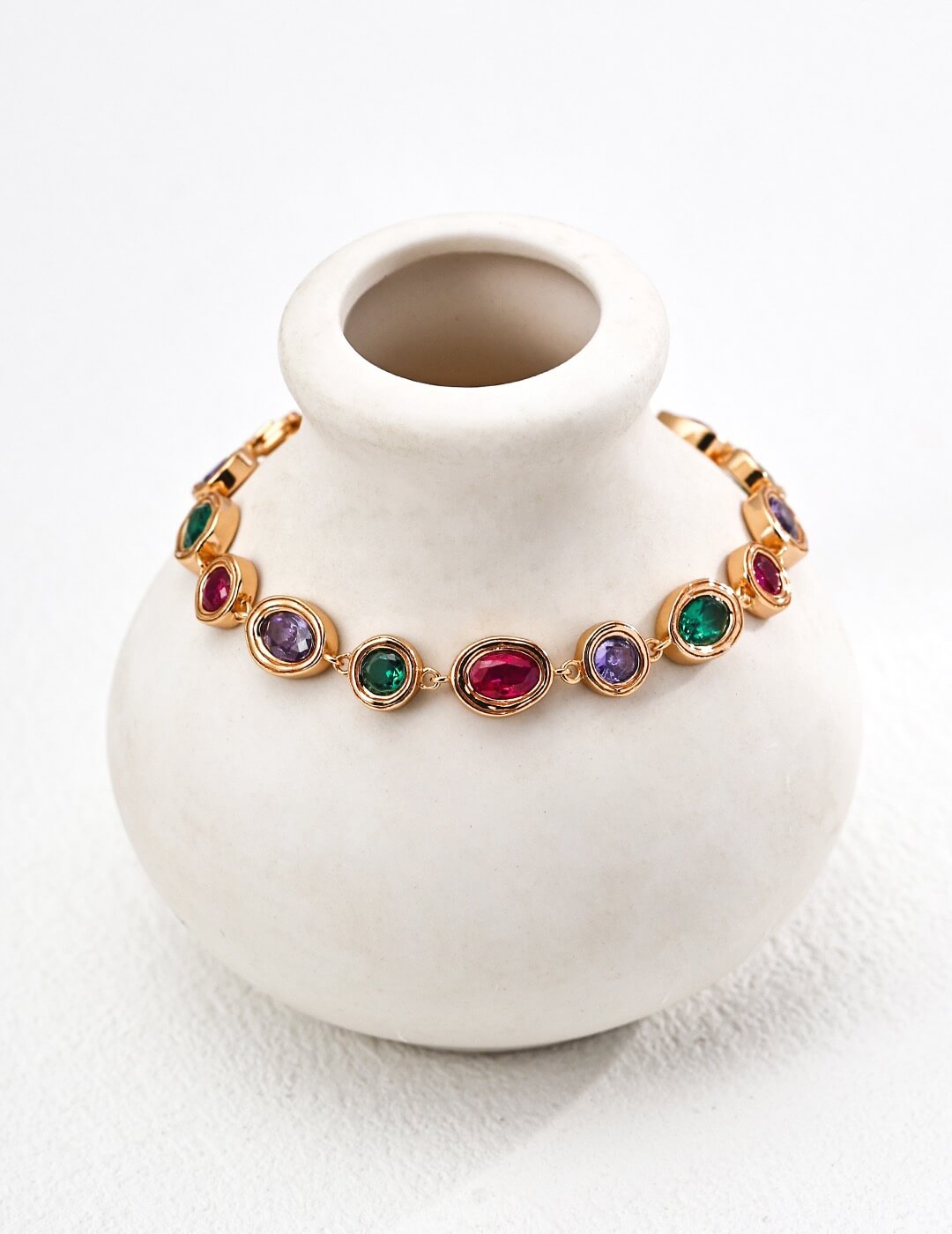 Colorful Zircon Bracelet Glim Wink