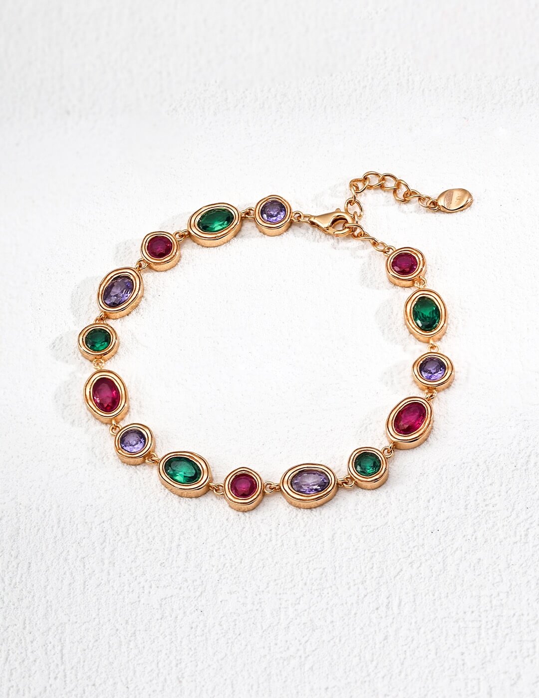 Colorful Zircon Bracelet Glim Wink