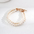 Double-Strand Pearl Bracelet Glim Wink