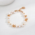 Floral Pearl Bracelet Glim Wink
