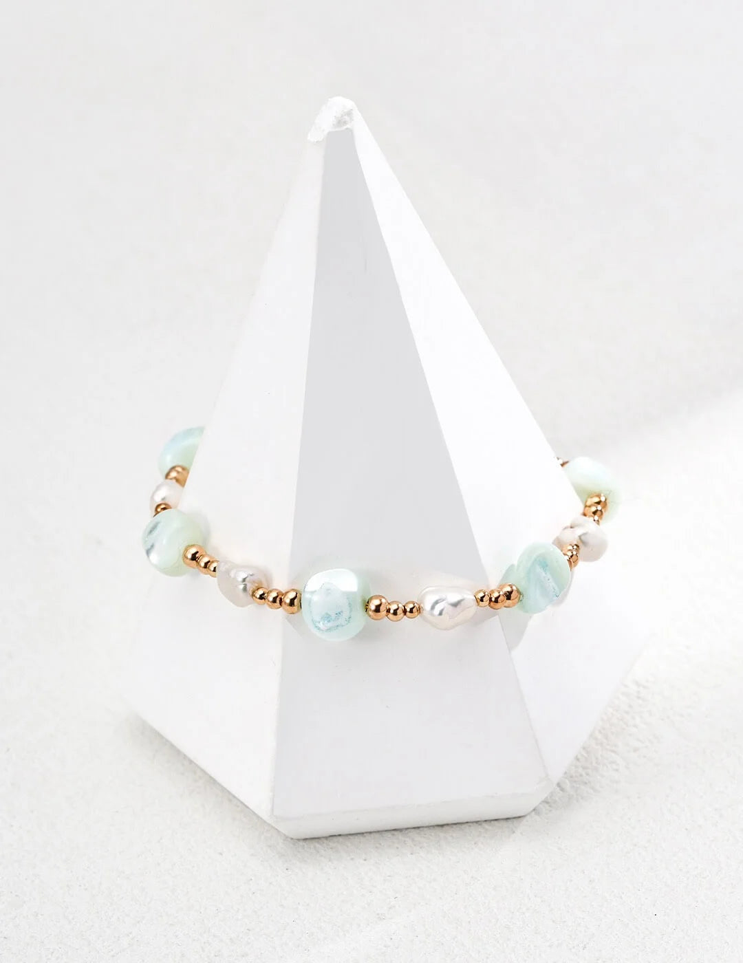 Shell Pearl Bracelet Glim Wink