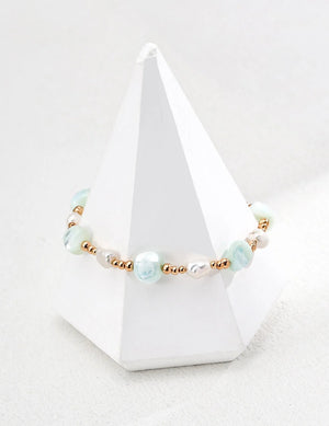 Shell Pearl Bracelet Glim Wink