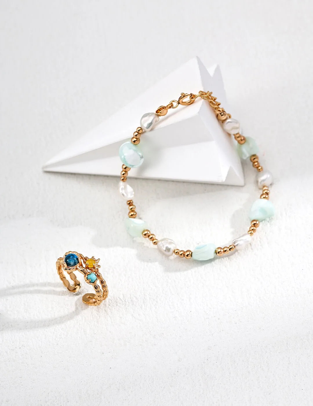 Shell Pearl Bracelet Glim Wink