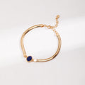 Natural Lapis Lazuli / Tiger's Eye Bracelet Glim Wink