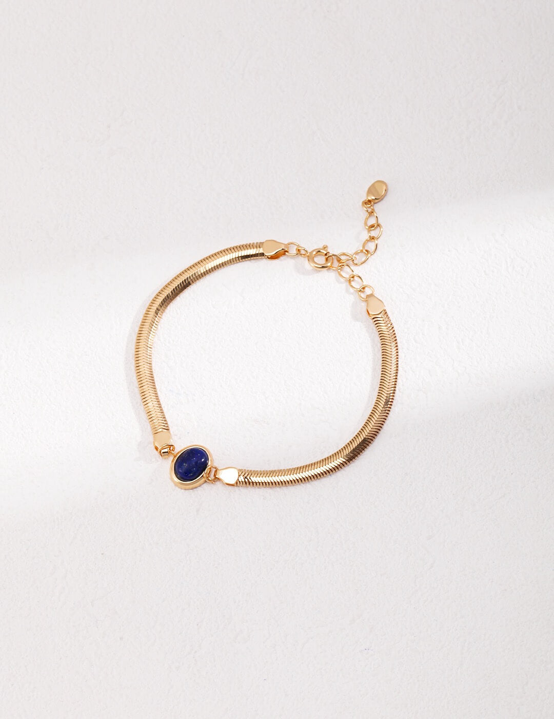 Natural Lapis Lazuli / Tiger's Eye Bracelet Glim Wink