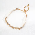 Magnifying Glass Design Pearl Bracelet Glim Wink