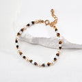 Mother of Pearl & Tiger's Eye Bracelet Glim Wink