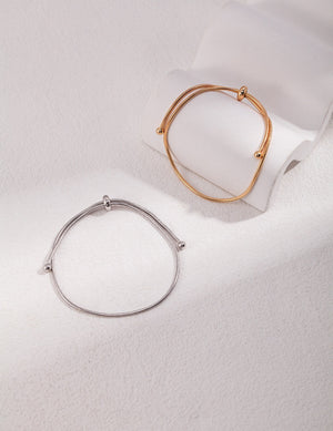 Sterling Silver Hairband Bracelet Glim Wink