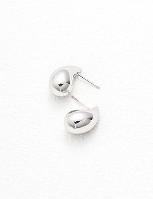 Sterling Silver Water Drop Earrings Glim Wink