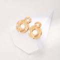Double Disc Earrings Glim Wink
