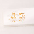 Detachable Rice Pearl Earrings Glim Wink