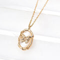 Butterfly Mother of Pearl Pendant Pearl Necklace Glim Wink