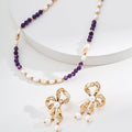 Amethyst Necklace Glim Wink