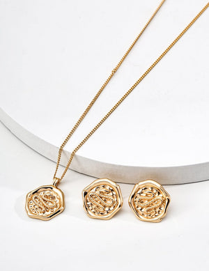 Vintage Snake Snake Pendant Necklace Glim Wink